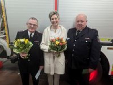 Feierlichkeit im Feuerwehrhaus