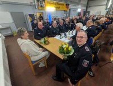 Feierlichkeit im Feuerwehrhaus